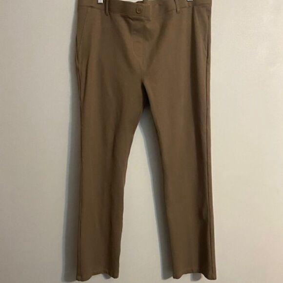 Betabrand Tan dress Straight Yoga pants, size 2XLP - Picture 1 of 3